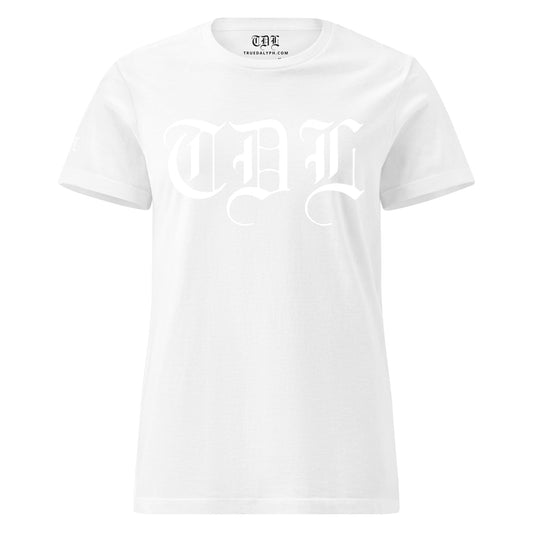 Old English TDL Tee - GHOST (WOMENS)